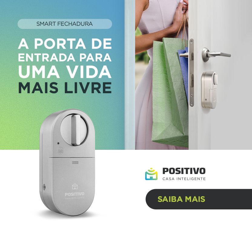 Compre Fechadura Inteligente  Positivo Casa Inteligente - Positivo Casa  Inteligente